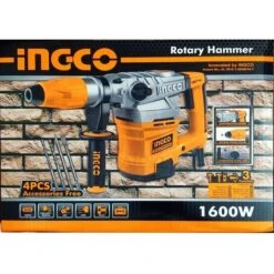 Martello Demolitore Rotativo 1600 W Sds Max Con Valigetta Ingco RH16008 -Makitae Outlet 35076890 4