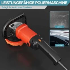 Lucidatrice XPOtool 1200W Levigatrice A 6 Livelli Fino A 3000rpm Smerigliatrice Rotativa Set