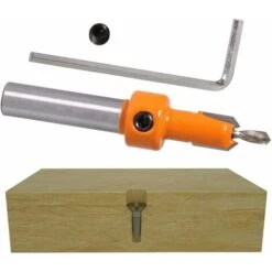 SOEKAVIA Punta Da Trapano Conica In HSS Con Contralbero Per Smusso In Legno Da 5 Pezzi -Makitae Outlet 36004209 4