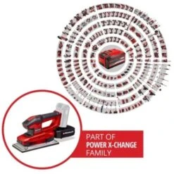 Levigatrice Orbitale A Batteria Einhell TE-OS 18/230 Li Solo Senza Batteria -Makitae Outlet 37772184 3