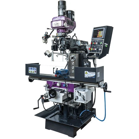 Fresatrice Verticale/orizzontale SOGI FR-80 Visualizzata 3 Assi - Avanzamenti Automatici - Con Morsa 1 Fresatrice Verticale/orizzontale SOGI FR-80 Visualizzata 3 Assi - Avanzamenti Automatici - Con Morsa