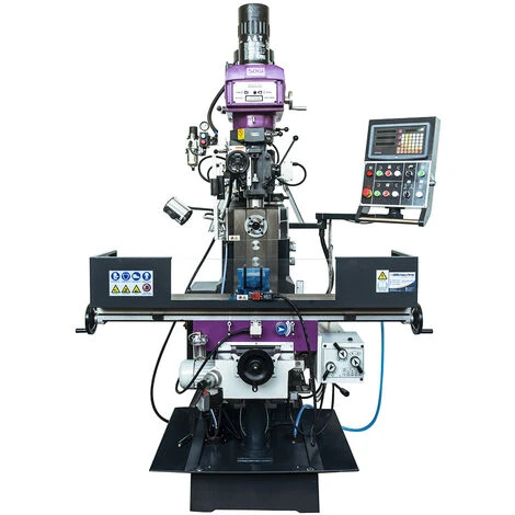 Fresatrice Verticale/orizzontale SOGI FR-80 Visualizzata 3 Assi - Avanzamenti Automatici - Con Morsa 2 Fresatrice Verticale/orizzontale SOGI FR-80 Visualizzata 3 Assi - Avanzamenti Automatici - Con Morsa - immagine 2