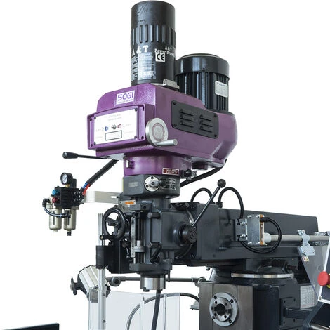 Fresatrice Verticale/orizzontale SOGI FR-80 Visualizzata 3 Assi - Avanzamenti Automatici - Con Morsa 5 Fresatrice Verticale/orizzontale SOGI FR-80 Visualizzata 3 Assi - Avanzamenti Automatici - Con Morsa - immagine 5