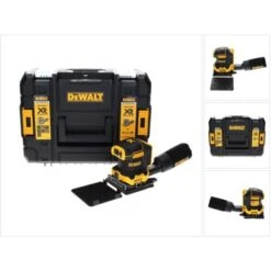 DeWalt DCW 200 NT Smerigliatrice Vibrante A Batteria 18V / 108x115 Mm + Valigetta TSTAK - Senza Batteria, senza Caricabatterie