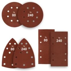 Levigatrice Orbitale Multifunzione Elettrica 3in1 Carta Abrasiva 220 W 12000 Rpm -Makitae Outlet 40116303 4