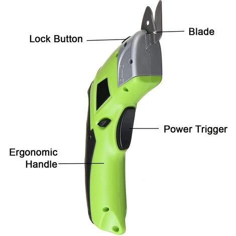 Forbici Da Cucito Elettriche Ricaricabili Senza Fili Spina Americana 10000rpm 3 Forbici Da Cucito Elettriche Ricaricabili Senza Fili Spina Americana 10000rpm - immagine 3