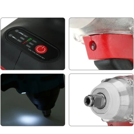 Avvitatore A Percussione A Batteria 2in1 588VF 800NM Con 2 Batterie 22800 MAh 4 Avvitatore A Percussione A Batteria 2in1 588VF 800NM Con 2 Batterie 22800 MAh - immagine 4