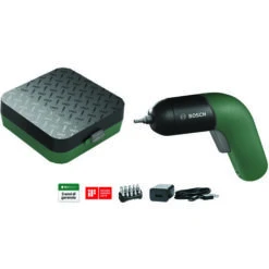 AVVITATORE IXO VI BOSCH VERDE 3,6V BATTERIA LITIO + CUSTODIA E ACCESSORI