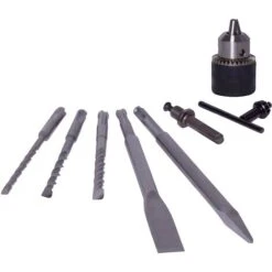 VONROC Trapano A Percussione 800W - 3 Joule - SDS Plus. 4 Funzioni: Foratura, Foratura A Percussione, Scalpellatura E Regolazione Posizione Scalpello Incluso Mandrino Con Chiave -Makitae Outlet 41864955 5