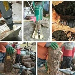 Punta 50mm Spaccare Legno Spaccalegna Uso Domestico X Trapano SDS Plus -Makitae Outlet 42290341 3