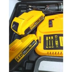 Trapano Avvitatore A Batteria Litio A Percussione 24V 2 Batteria + 35 Accessori -Makitae Outlet 43842558 4