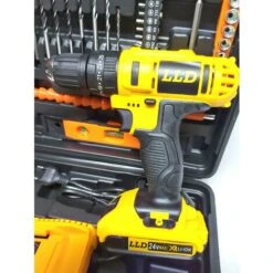 Trapano Avvitatore A Batteria Litio A Percussione 24V 2 Batteria + 35 Accessori -Makitae Outlet 43842558 5