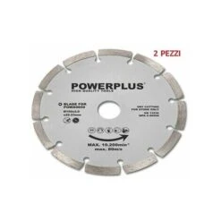 Powerplus Scanalatore Scanalatrice Muro Multilama 1800w Con 2 Dischi Diamantati Ø 150 Mm -Makitae Outlet 44188943 4
