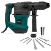 VONROC Martello Rotante Perforatore 1500W - 6 Joule. Velocità Regolabile - SDS Plus - 4 Funzioni - Incl. Punte E Scalpelli