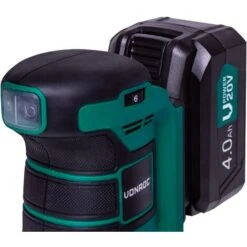 VONROC Levigatrice Orbitale VPOWER 20V - Ø125mm. Include Una Batteria Da 4.0Ah, Caricabatterie, Sacchetto Raccolta Polvere E 12 Pezzi Di Carta Abrasiva 8 VONROC Levigatrice Orbitale VPOWER 20V - Ø125mm. Include Una Batteria Da 4.0Ah, Caricabatterie, Sacchetto Raccolta Polvere E 12 Pezzi Di Carta Abrasiva -Makitae Outlet 45878286 4