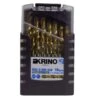 KRINO Serie Assortimento 19 Punte HSS-G Rivestite Al TITANIO Per Acciaio Ghisa