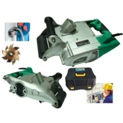 Trade Shop - Tracciatrice Scanalatrice Scanalatore A Fresa 25mm Per Muro Professionale 1100 W