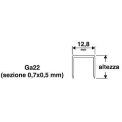 PUNTI PER CUCITRICE GRAFFETTATRICE PUNTATRICE MANUALE 1455554 DA 6 Mm VALEX 1455576