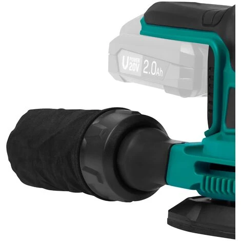 VONROC Levigatrice Palmare VPOWER 20V. Escl. Batteria E Caricatore Rapido. Incl. Serbatoio Raccogli Polvere E 6 Pezzi Carta Abrasiva 4 VONROC Levigatrice Palmare VPOWER 20V. Escl. Batteria E Caricatore Rapido. Incl. Serbatoio Raccogli Polvere E 6 Pezzi Carta Abrasiva - immagine 4