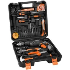 Valigetta Attrezzi 35pz Con Trapano Elettrico A Percussione 710W 3000rpm 13mm -Makitae Outlet 47990705 3