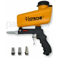 PISTOLA SABBIATRICE PNEUMATICA CON SERBATOIO E UGELLO IN ACCIAIO PER SABBIARE