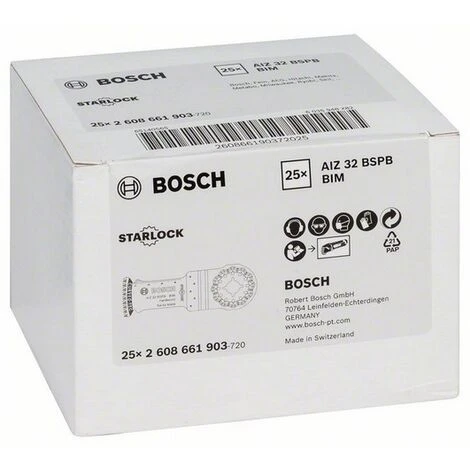 BOSCH 2608661903 - LAMA PER TAGLI DAL PIENO BIM AIZ 32 BSPB HARD WOOD, 100 X 32 X 2 MM 4 BOSCH 2608661903 - LAMA PER TAGLI DAL PIENO BIM AIZ 32 BSPB HARD WOOD, 100 X 32 X 2 MM - immagine 4