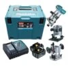 Makita DRT50RTJX2 Rifilatore Fresatrice 18v