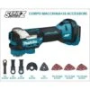 Makita DTM52ZJX1 Utensile Multifunzione Starlock Max 18v Senza Batterie