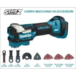 Makita DTM52ZJX1 Utensile Multifunzione Starlock Max 18v Senza Batterie
