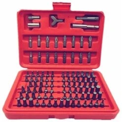 Trade Shop - Kit 100 Inserti Per Cacciavite Avvitatore A Batteria In Valigetta