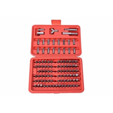 Trade Shop - Kit 100 Inserti Per Cacciavite Avvitatore A Batteria In Valigetta 3 Trade Shop - Kit 100 Inserti Per Cacciavite Avvitatore A Batteria In Valigetta - immagine 3