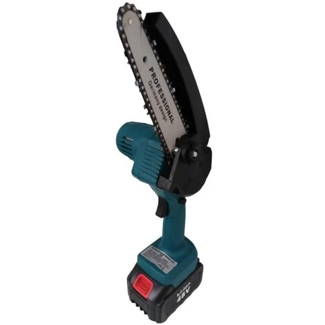 MOTOSEGA CON 2 BATTERIE LI-ION ELETTROSEGA MANUALE RICARICABILE POTARE TAGLIARE 2 MOTOSEGA CON 2 BATTERIE LI-ION ELETTROSEGA MANUALE RICARICABILE POTARE TAGLIARE - immagine 2