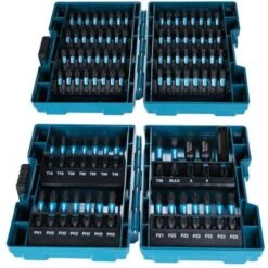 Makita Impatto Bicco Nero Set 25/50 Mm, 90 Pezzi.