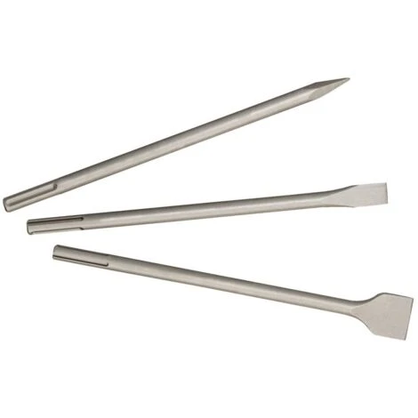 Metabo Set Di Scalpello SDS-Max. Classico. 3 Pezzi (628413000) 1 Metabo Set Di Scalpello SDS-Max. Classico. 3 Pezzi (628413000)