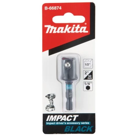 Makita Adattatore 1/2 4-KANT A 1/4 6-KANT 2 Makita Adattatore 1/2 4-KANT A 1/4 6-KANT - immagine 2
