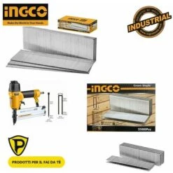 Ricariche Graffatrice Graffette INGCO - 25 Mm -Makitae Outlet 51183706 3