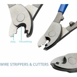 Spellafili Da 215 Mm Cesoia Regolabile Per Cavi Elettrici Cesoia Per Cavi Elettrici Utensile Da Taglio Per Il Taglio Di Cavi Rivestiti In Alluminio, Rame E Plastica -Makitae Outlet 52007019 4