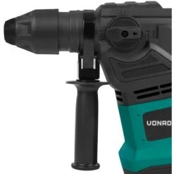 VONROC Martello Rotante Perforatore 1800W-6 Joule. 4 Funzioni. Velocità Regolabile - SDS Plus. Incl. Impugnatura,3 Punte E 2 Scalpelli -Makitae Outlet 52528888 4