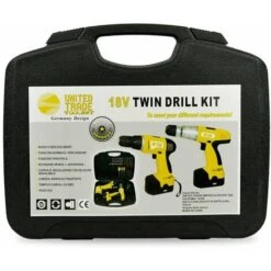 Coppia Trapano Avvitatore 18v Cordless Doppia Batteria In Valigetta -Makitae Outlet 52777948 5