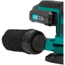 VONROC Levigatrice Palmare VPOWER 20V. Include 2 Batterie 2Ah, Caricatore, Serbatoio Raccogli Polvere E 6 Pezzi Carta Abrasiva -Makitae Outlet 53436582 4