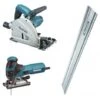 Makita MEU029J Kit Sega Ad Affondamento + Seghetto Alternativo + Binario Guida 1,5m