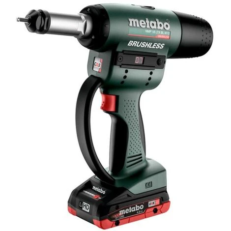 Metabo Rivetta Batteria Nutspun NMP 18 LTX BL M10 2x Batteria 4.0 Ah 1x Caricabatterie ASC 55 1 Metabo Rivetta Batteria Nutspun NMP 18 LTX BL M10 2x Batteria 4.0 Ah 1x Caricabatterie ASC 55