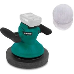 VONROC Lucidatrice A Batteria 20V Ø240mm Per Auto E Barca. Incl. 2 Tamponi Lucidatura Cofano. Escl. Batteria E Caricatore Rapido