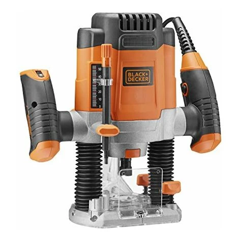 BLACK & DECKER KW1200E-QS Elettrofresatrice In Cartone, 1200 W, Arancione 3 BLACK & DECKER KW1200E-QS Elettrofresatrice In Cartone, 1200 W, Arancione - immagine 3