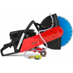 3 KW Mototroncatrice Per Taglio A Umido E A Secco (motore A Benzina A 2 Tempi, 64,6 Ccm Di Cilindrata, 9500 Giri/min, Avviamento Cavi, Raffreddato Ad Aria, Disco Da Taglio Ø350mm, Profondità Massima D -Makitae Outlet 54668592 3