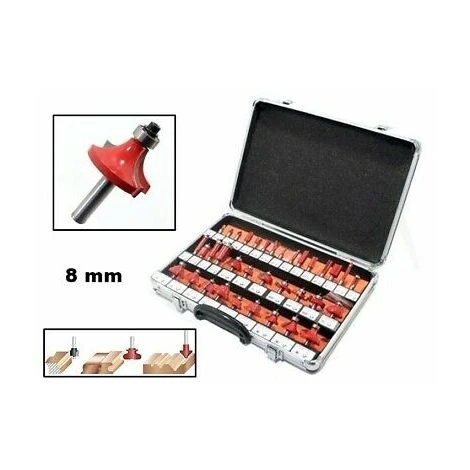 FRESATRICE PANTOGRAFO ELETTRICA 1600 WATT 3 CODOLI 6-8-12 Mm RYOBI + KIT FRESE 3 FRESATRICE PANTOGRAFO ELETTRICA 1600 WATT 3 CODOLI 6-8-12 Mm RYOBI + KIT FRESE - immagine 3