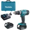 Makita DHP453RFE Trapano Avvitatore A Percussione 18v- 2 Batterie
