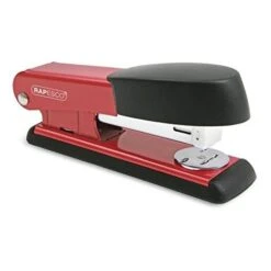 RAPESCO R53500R2 CUCITRICE DA TAVOLO BOWFIN, CUCE FINO A 25 FOGLI (80GSM), ROSSO