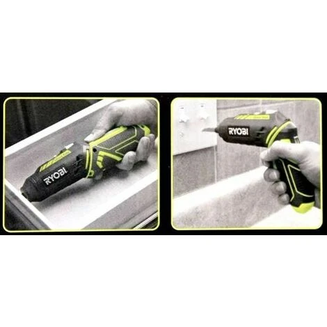 Ryobi AVVITATORE ERGONOMICO A BATTERIA RICARICABILE 4V LITIO (1X 1.3AH) TESTA GIREVOLE 4 Ryobi AVVITATORE ERGONOMICO A BATTERIA RICARICABILE 4V LITIO (1X 1.3AH) TESTA GIREVOLE - immagine 4