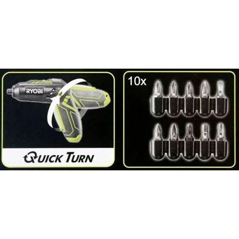 Ryobi AVVITATORE ERGONOMICO A BATTERIA RICARICABILE 4V LITIO (1X 1.3AH) TESTA GIREVOLE 5 Ryobi AVVITATORE ERGONOMICO A BATTERIA RICARICABILE 4V LITIO (1X 1.3AH) TESTA GIREVOLE - immagine 5